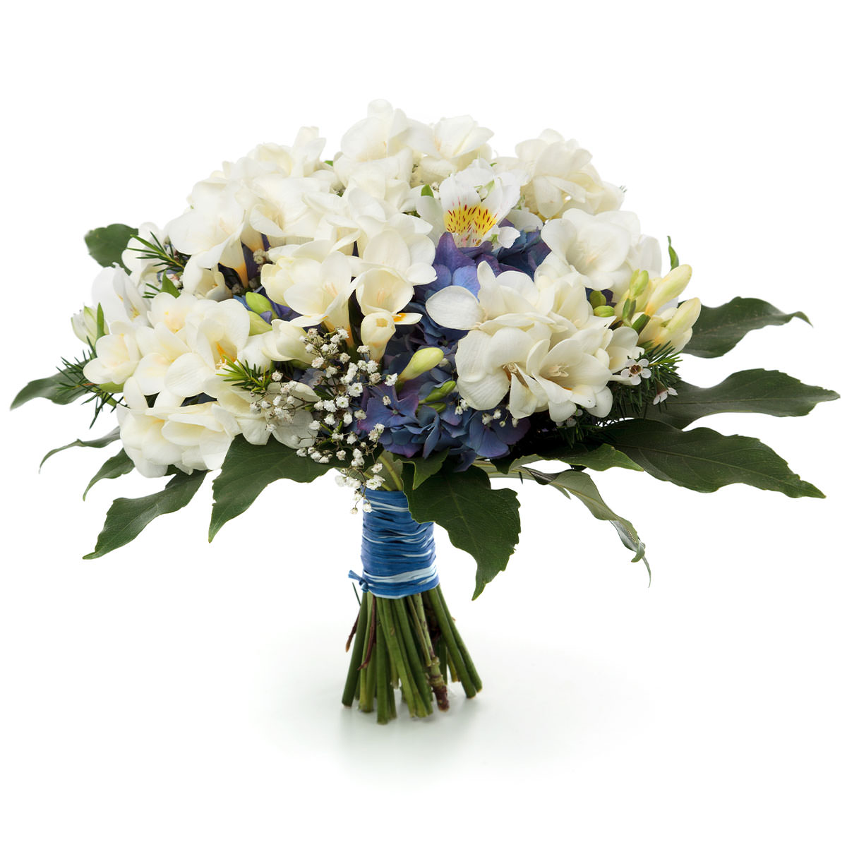 Свадебные букеты невесты из гипсофилы