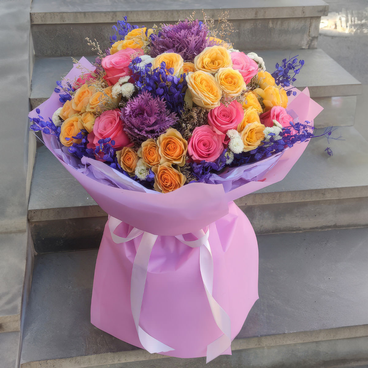 Букет «Путешествие весны»