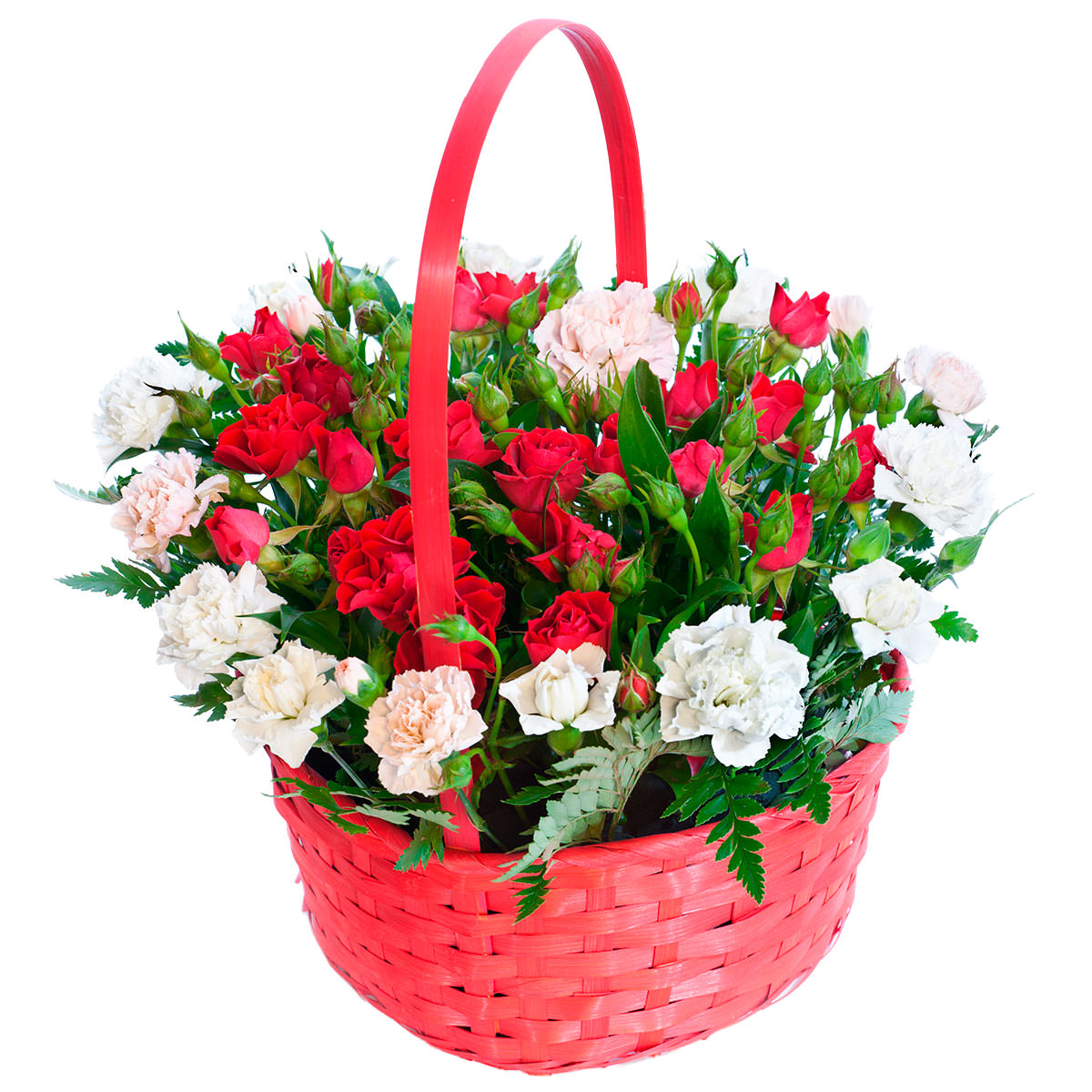 Корзина с цветами «Эффектное пробуждение»